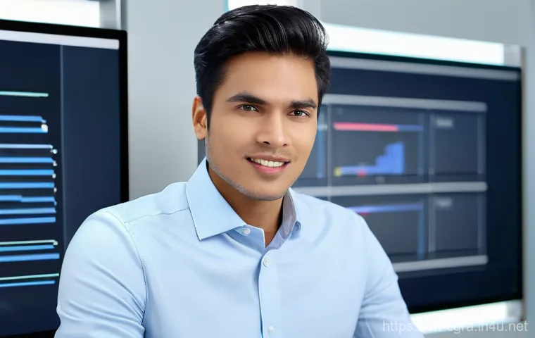 컴퓨터그래픽스운용기능사 취득 후 기술 면접 사례 - **Prompt 1: Articulating Workflow in a Technical Interview**
"A confident male Computer Graphics...
