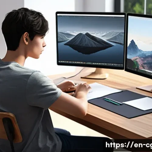 Home 33 컴퓨터그래픽스운용기능사 온라인 강의 플랫폼 추천 - **Digital Art Beginner's Journey**
A young adult, approximately 20 years old, with neat, medium-...